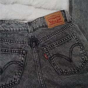 Levi's Charcoal/Acid Wash Denim Jeans